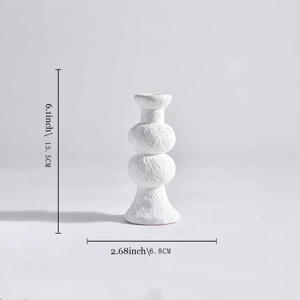 handmade vintage ceramic candle holder size chart