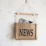 hanging storage organizer on the wall