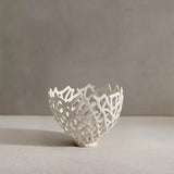 hollow lattice resin decorative bowl ornament