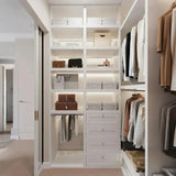 horsehair leather brown decorative storage box in the wardrobe