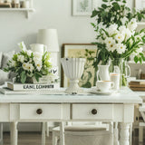 iron vase on the table