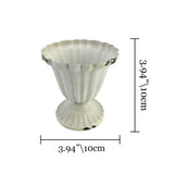 iron vase size chart