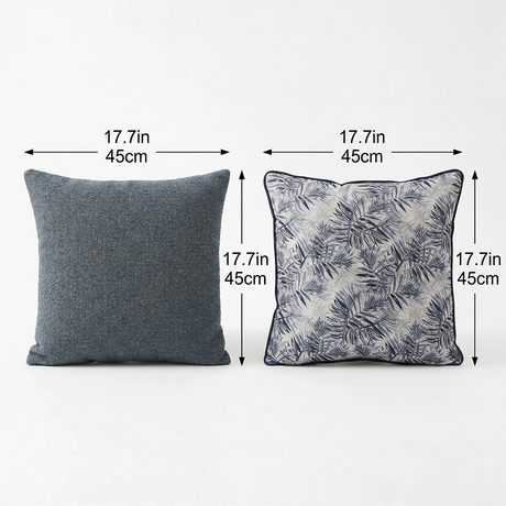 jacquard throw pillows dimensions size chart