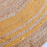 jute area rug details