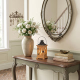 lantern entry table decor
