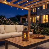 lantern patio table display
