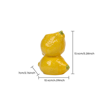 lemon candle holder with measurements