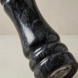 macro shot of black marble mill texture