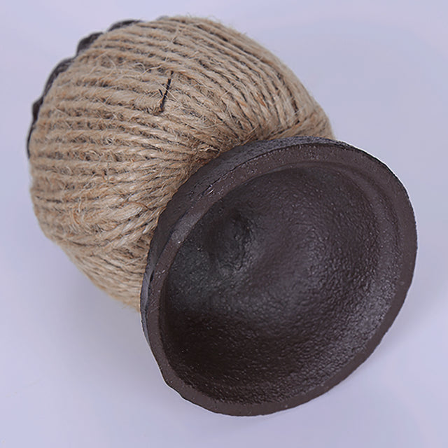 metal decorative thread spool table ornament details