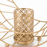 metallic candle lantern detail