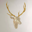 modern luxury deer head wall art 08122