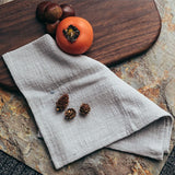natural grey linen napkin placemat