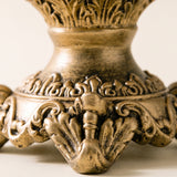 ornate gold base close up