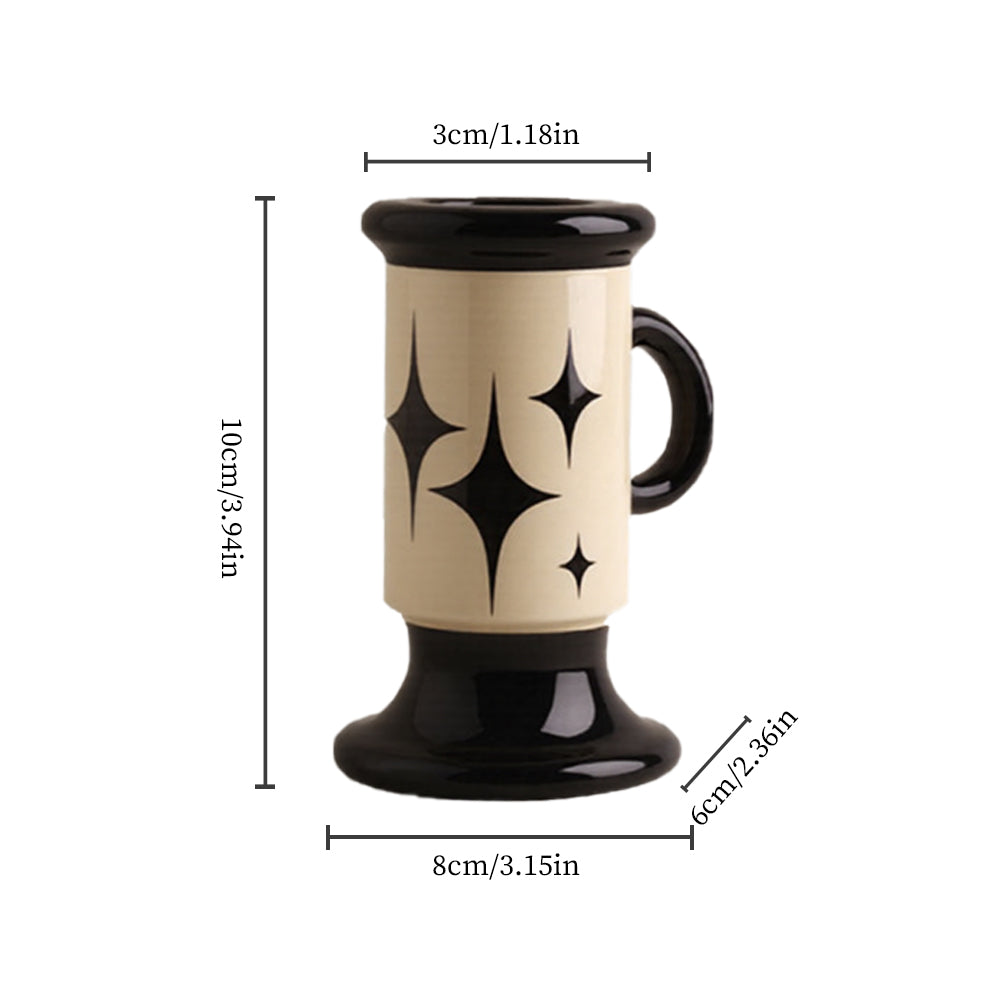 premium vintage style ceramic candle holder size chart