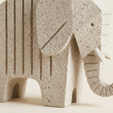 resin elephant leg and ear detail