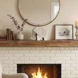 resin elephant mantel fireplace decor