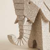 resin elephant trunk detail close up