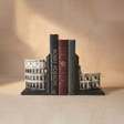 roman colosseum bookends holding books