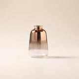 rose gold gradient glass bottle vase