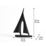 sailboat sculpture size chart