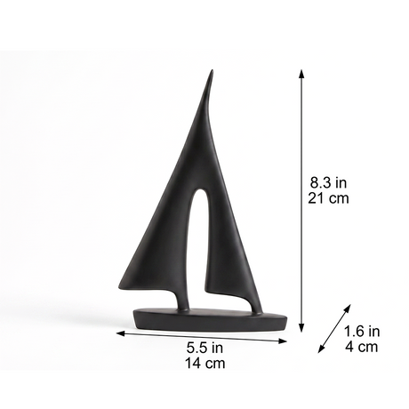 sailboat sculpture size chart