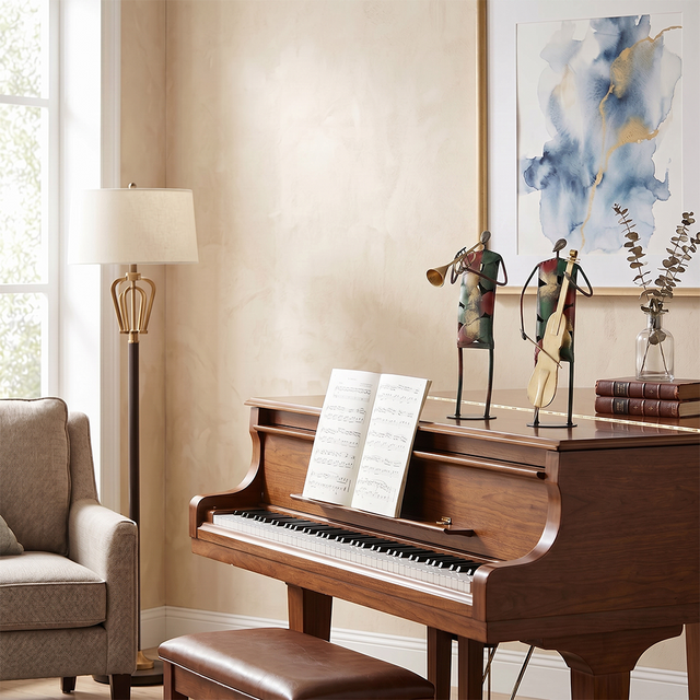 sculptures on upright piano sheet music