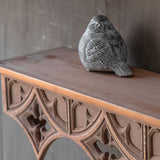 solid wood floating wall shelf details 