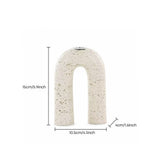 stone arch candle holder dimensions size chart