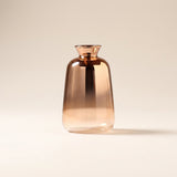 tall rose gold gradient glass vase