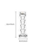 tall stacked candle holder dimensions size chart