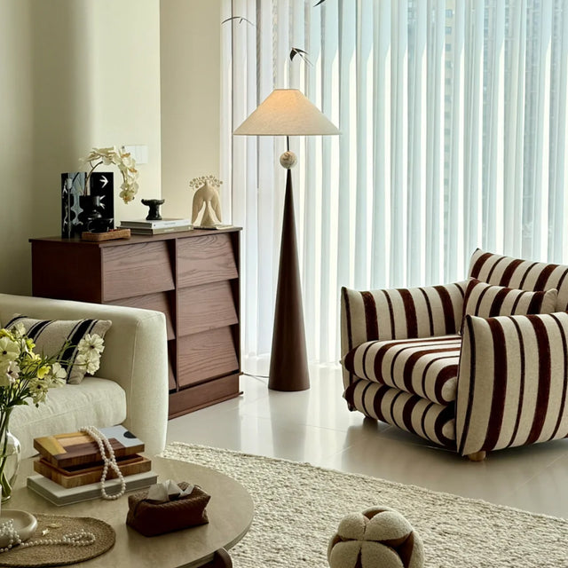 teak wood decorative storage box in the living room