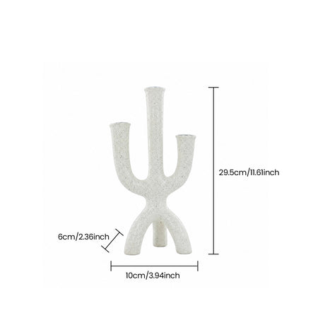 three prong candle holder dimensions size chart