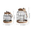 two sizes wire lantern