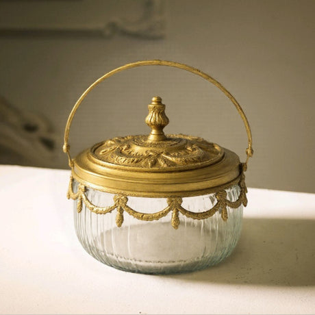 vanity jar on the table
