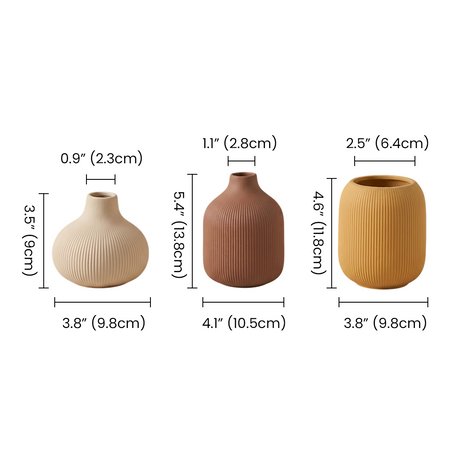 vase size chart illustration