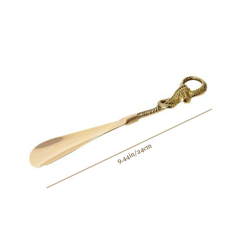 vintage brass golden shoe horn size chart