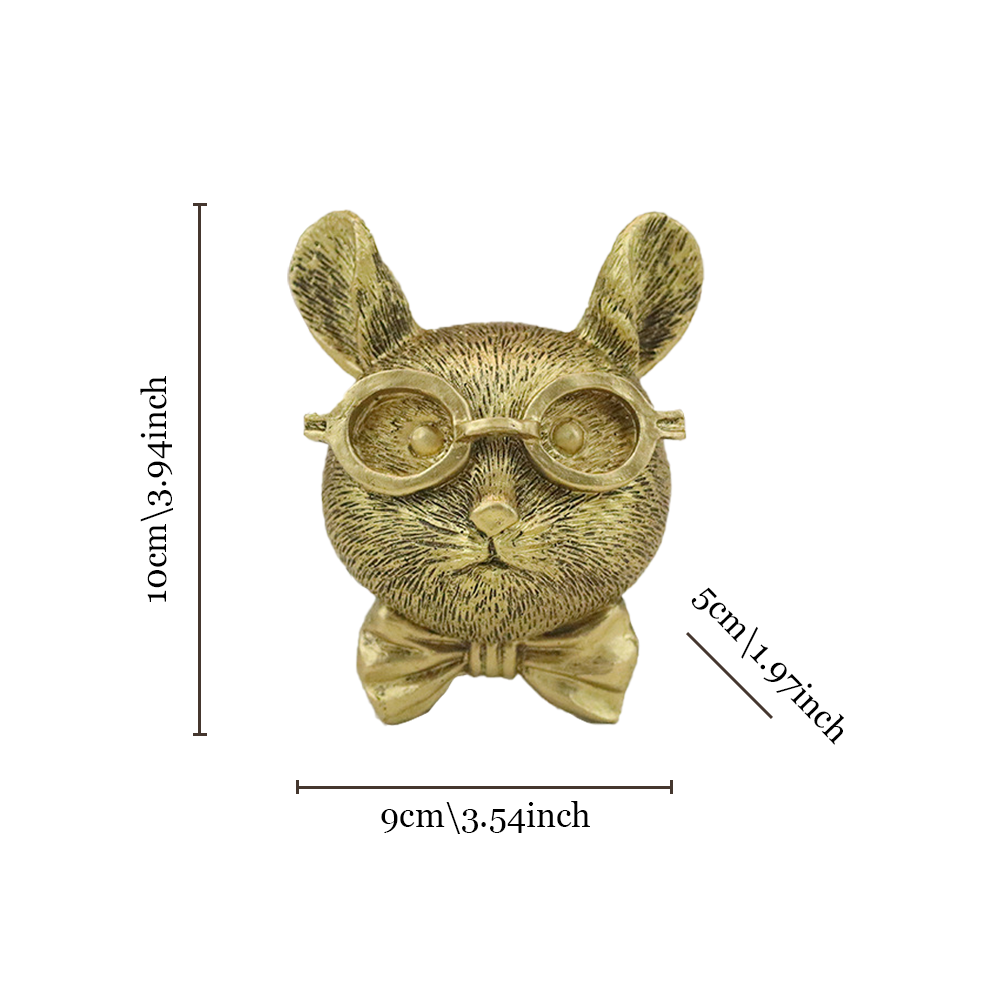 vintage bronze resin animal wall decor mouse head size chart