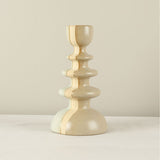 vintage ceramic bicolor decorative candle holders