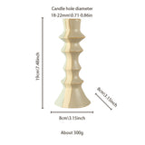 vintage ceramic bicolor decorative candle holders size chart