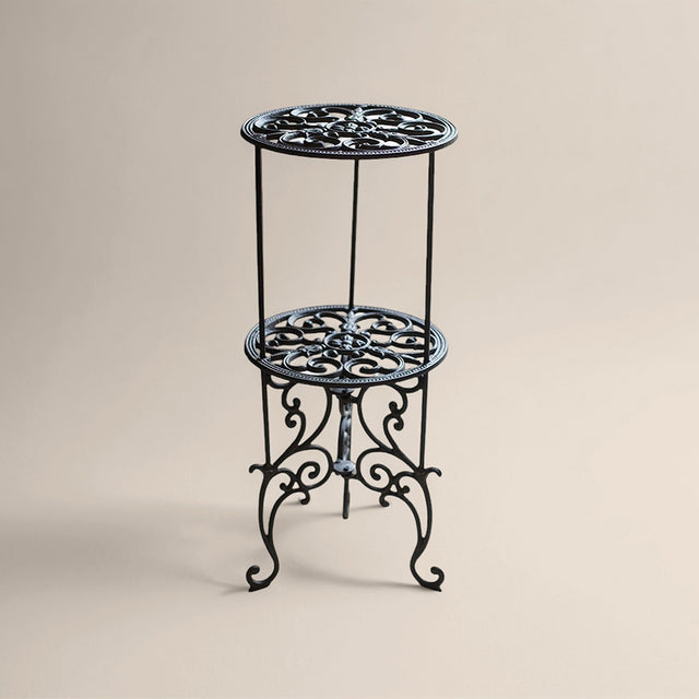 vintage metal plant stand