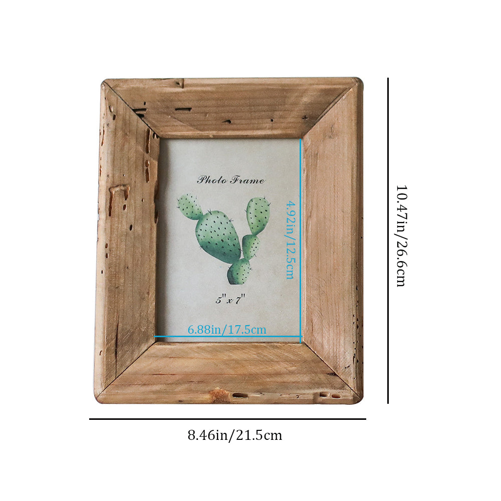 vintage solid wood decorative large picture frame size chart