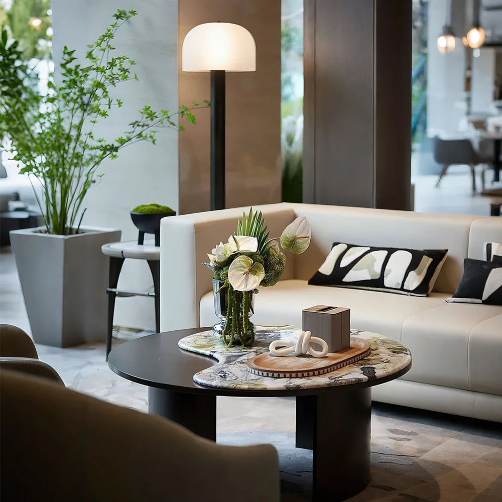 vintage wooden oval decorative storage tray in the living room