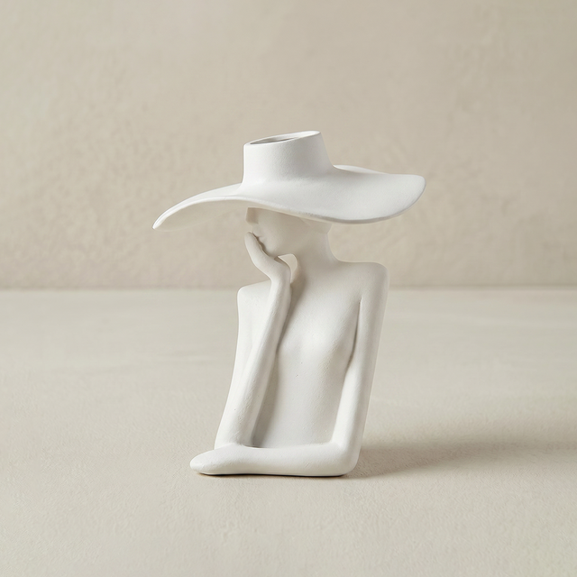 white figure vase side view