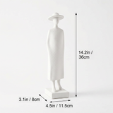 white figurine dimensions guide