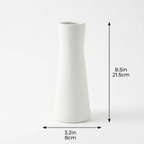 white tall ceramic vase dimensions
