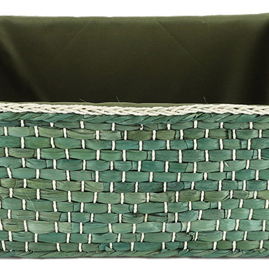 wicker storage basket details