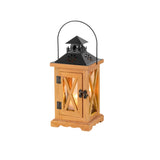 wooden decorative candle lantern

