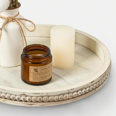 wooden tray details