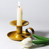 wrought iron teacup candle holder details